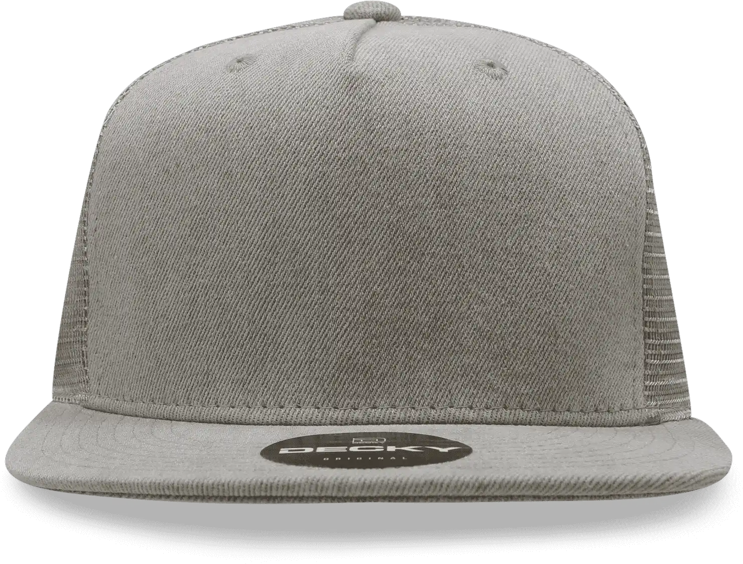 Decky 1082 5 Panel Denim Trucker Hat - Gray - one Size Fits Most