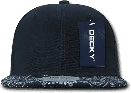 Decky 1093 Bandanna Snapback Cap Navy / one Size Fits Most