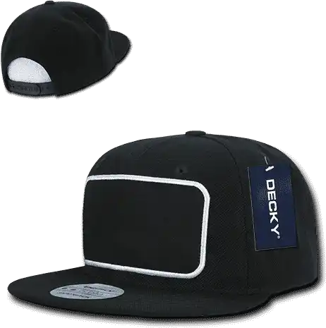 Decky 1096 Patch Snapback Cap Black / one Size Fits Most