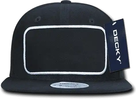 Decky 1096 Patch Snapback Cap Black / one Size Fits Most