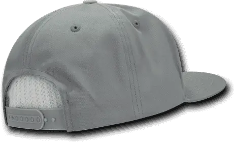 Decky 1098 7 Panel Cotton Snapback Cap - Gray - one Size Fits Most