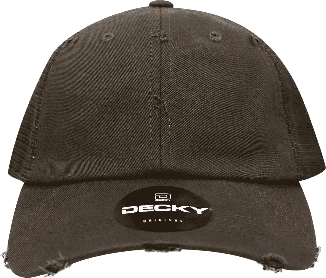 Decky 110 Vintage Mesh Cap - Chocolate - Coffee / one Size Fits Most