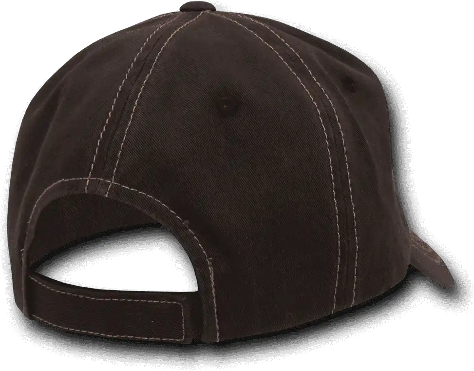 Decky 111 Contra-stitch Washed Polo Cap - Brown Khaki - one Size Fits Most