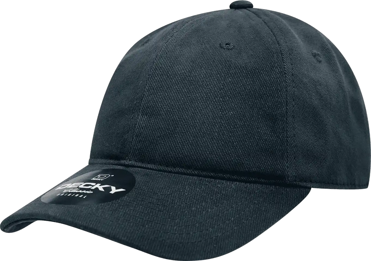 Decky 112 Brushed Cotton Baseball Cap Navy / one Size Fits Most