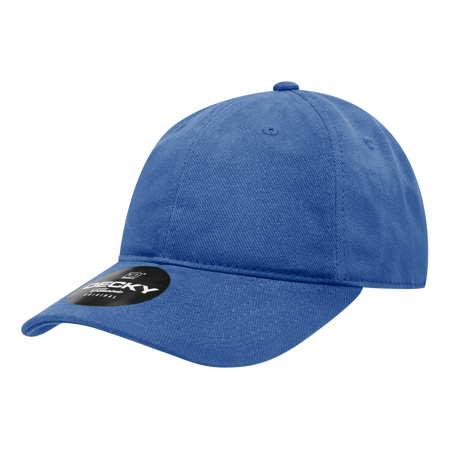 Decky 112 Brushed Cotton Baseball Cap - Royal