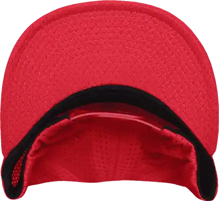 Decky 1128 Mesh Jersey Flat Bill Snapback Cap Red / one Size Fits Most