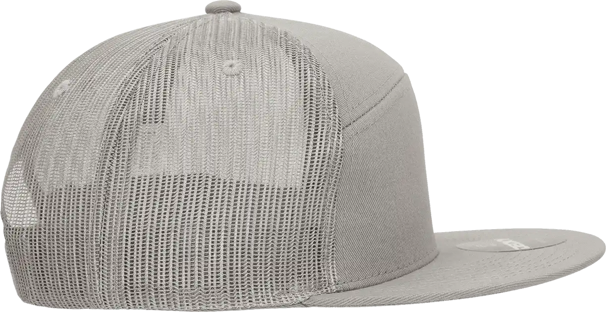Decky 1133 7 Panel Trucker Cap - Gray - one Size Fits Most
