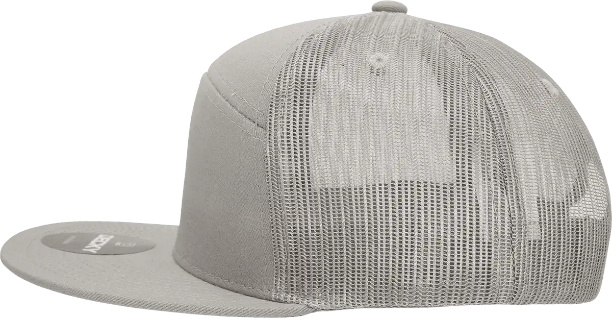 Decky 1133 7 Panel Trucker Cap - Gray - one Size Fits Most