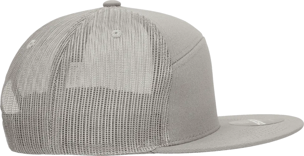 Decky 1133 7 Panel Trucker Cap - Gray - one Size Fits Most