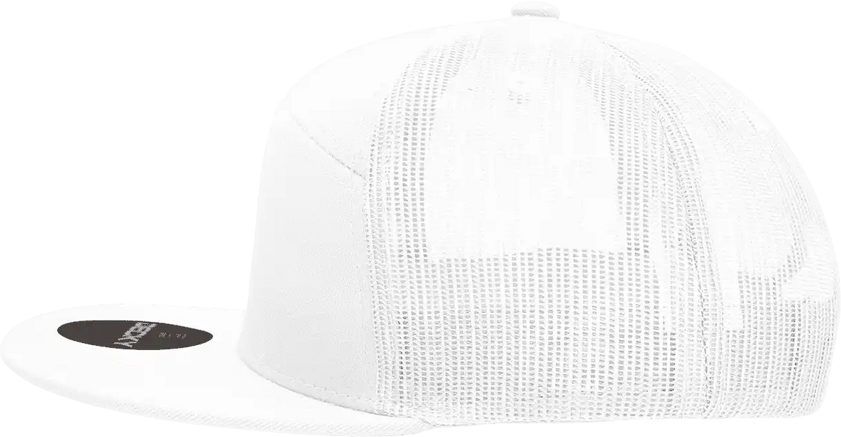 Decky 1133 7 Panel Trucker Cap - White - one Size Fits Most