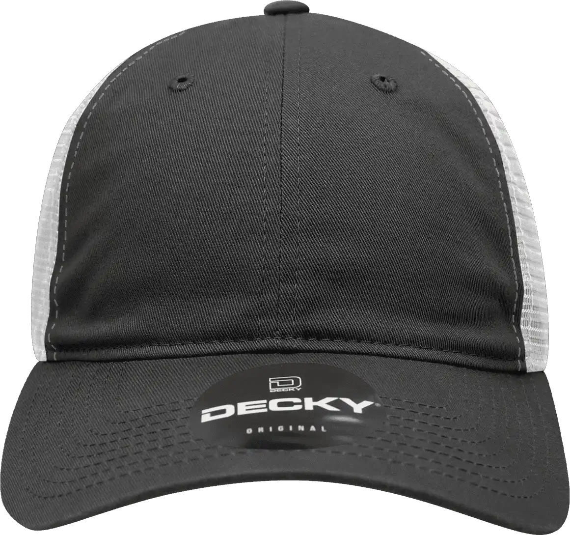 Decky 120 Relaxed Trucker Cap - Black White - one Size Fits Most