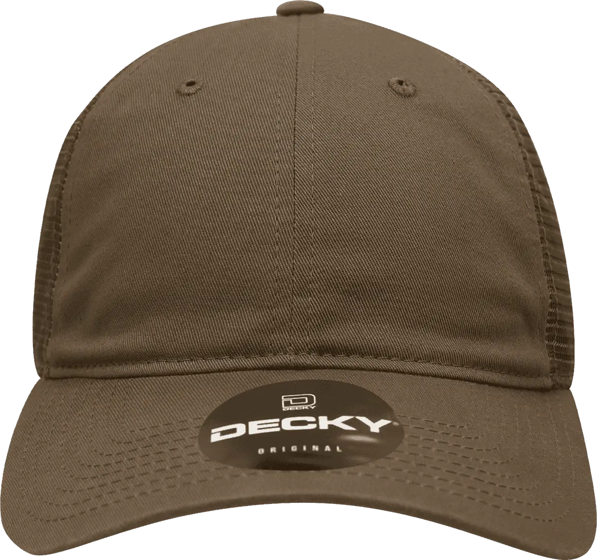 Decky 120 Relaxed Trucker Cap - Brown - one Size Fits Most