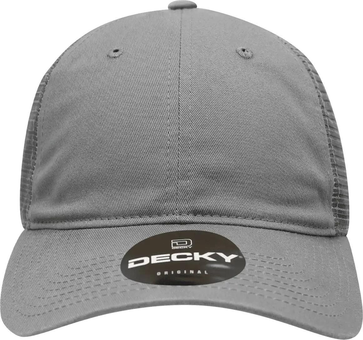 Decky 120 Relaxed Trucker Cap - Charcoal - Dark Gray / one Size Fits Most