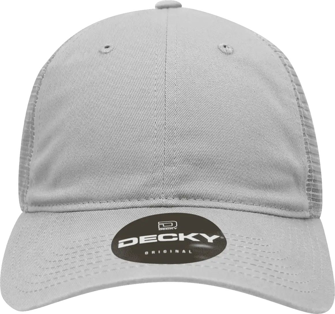 Decky 120 Relaxed Trucker Cap - Gray - one Size Fits Most