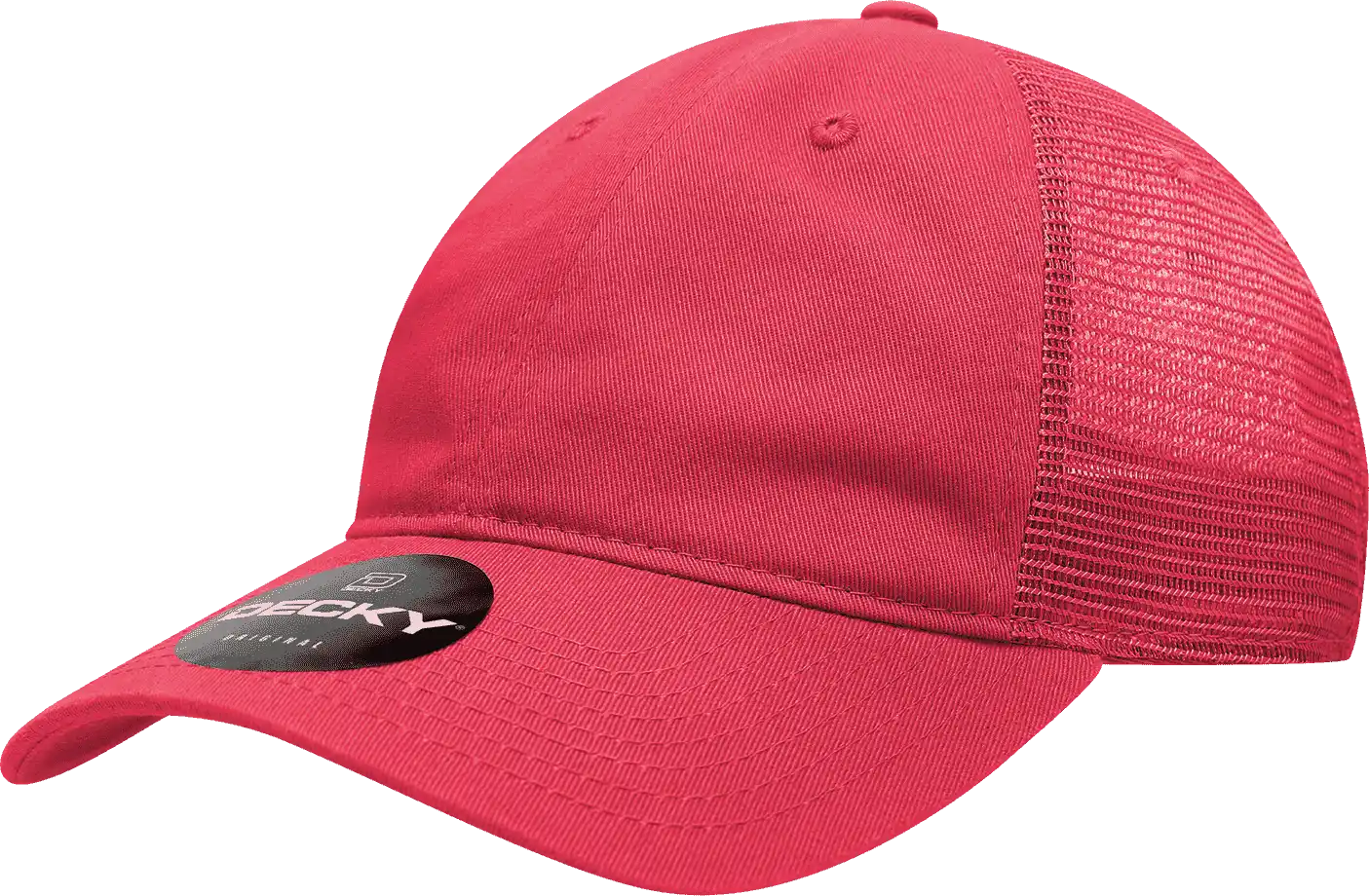 Decky 120 Relaxed Trucker Cap - Hot Pink - one Size Fits Most