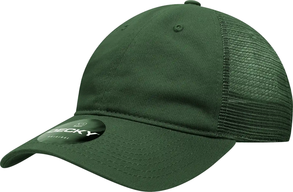 Decky 120 Relaxed Trucker Cap - Hunter - Forest / one Size Fits Most