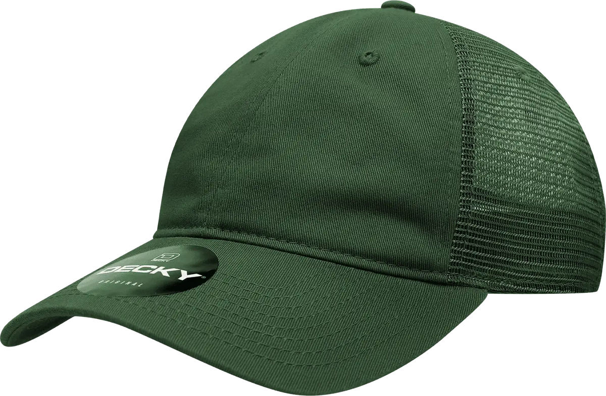 Decky 120 Relaxed Trucker Cap - Hunter - Forest / one Size Fits Most