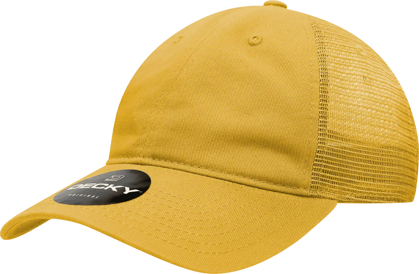 Decky 120 Relaxed Trucker Cap - Mustard