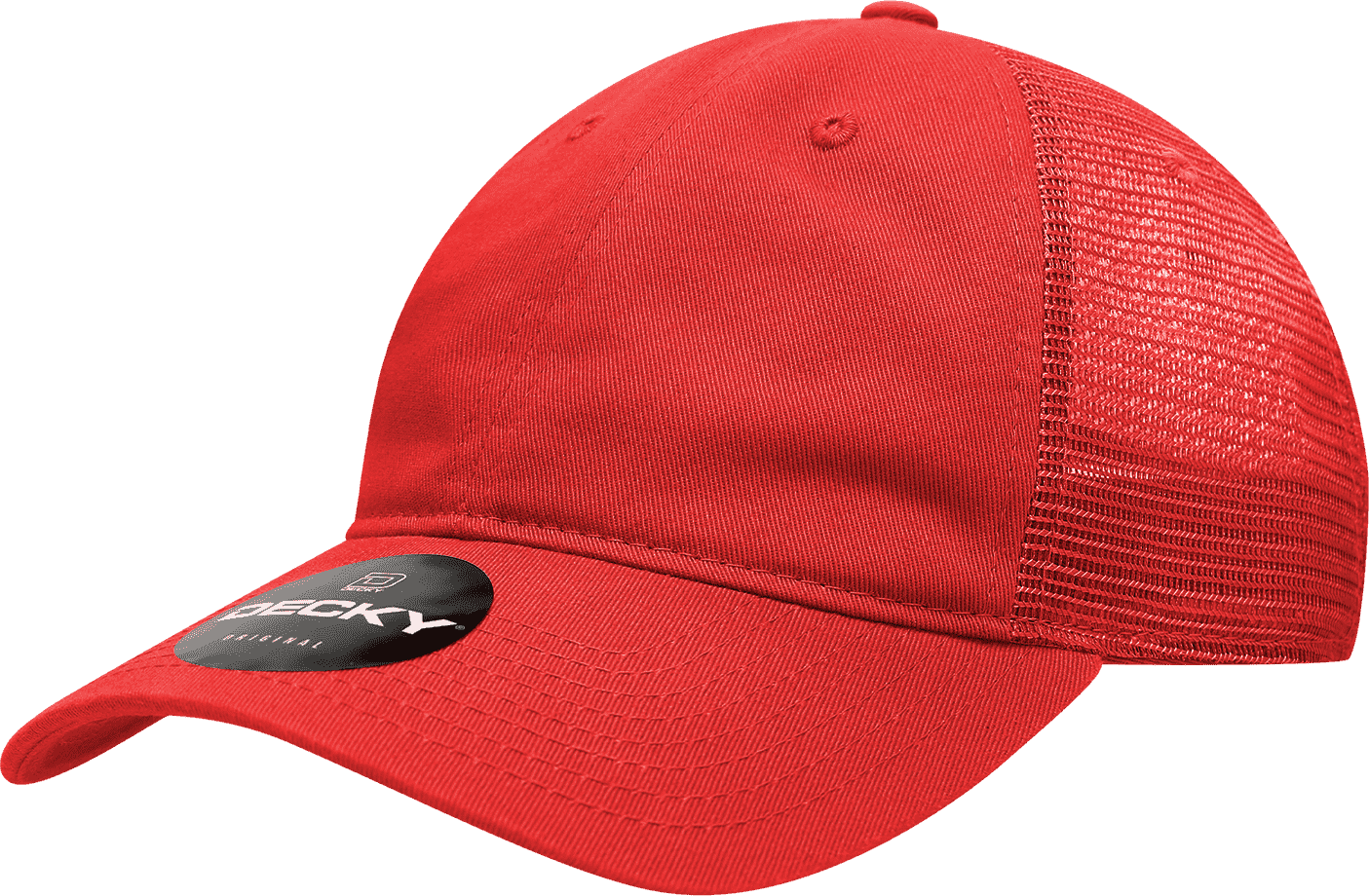 Decky 120 Relaxed Trucker Cap - Red - one Size Fits Most