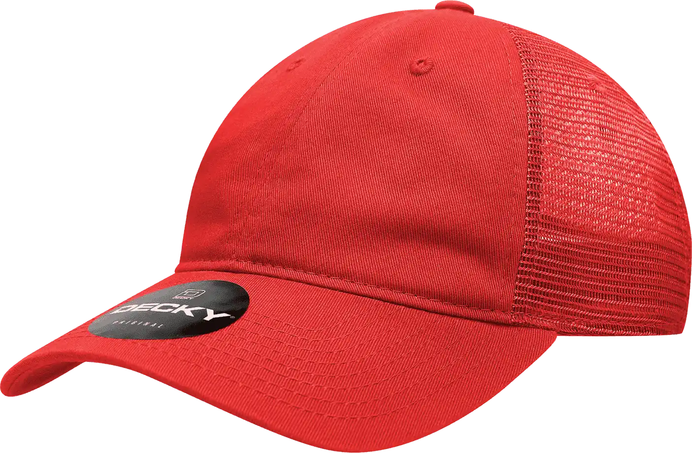 Decky 120 Relaxed Trucker Cap - Red - one Size Fits Most