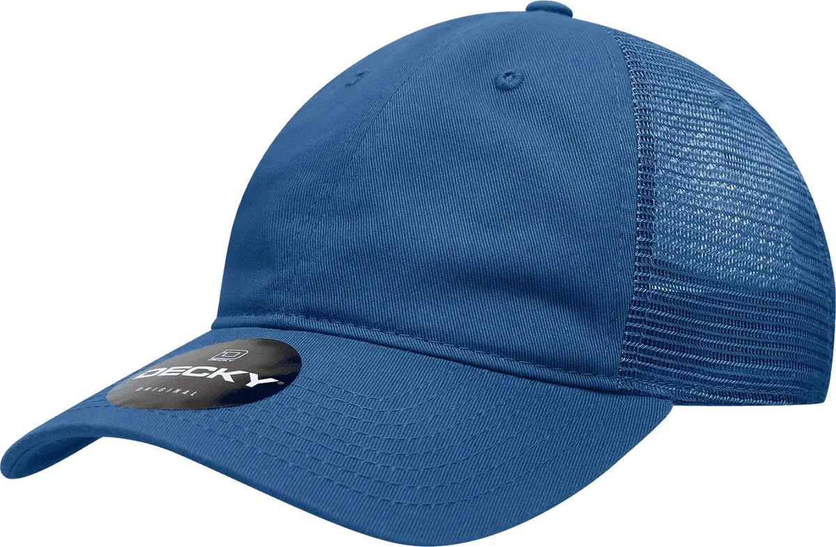 Decky 120 Relaxed Trucker Cap - Royal - one Size Fits Most