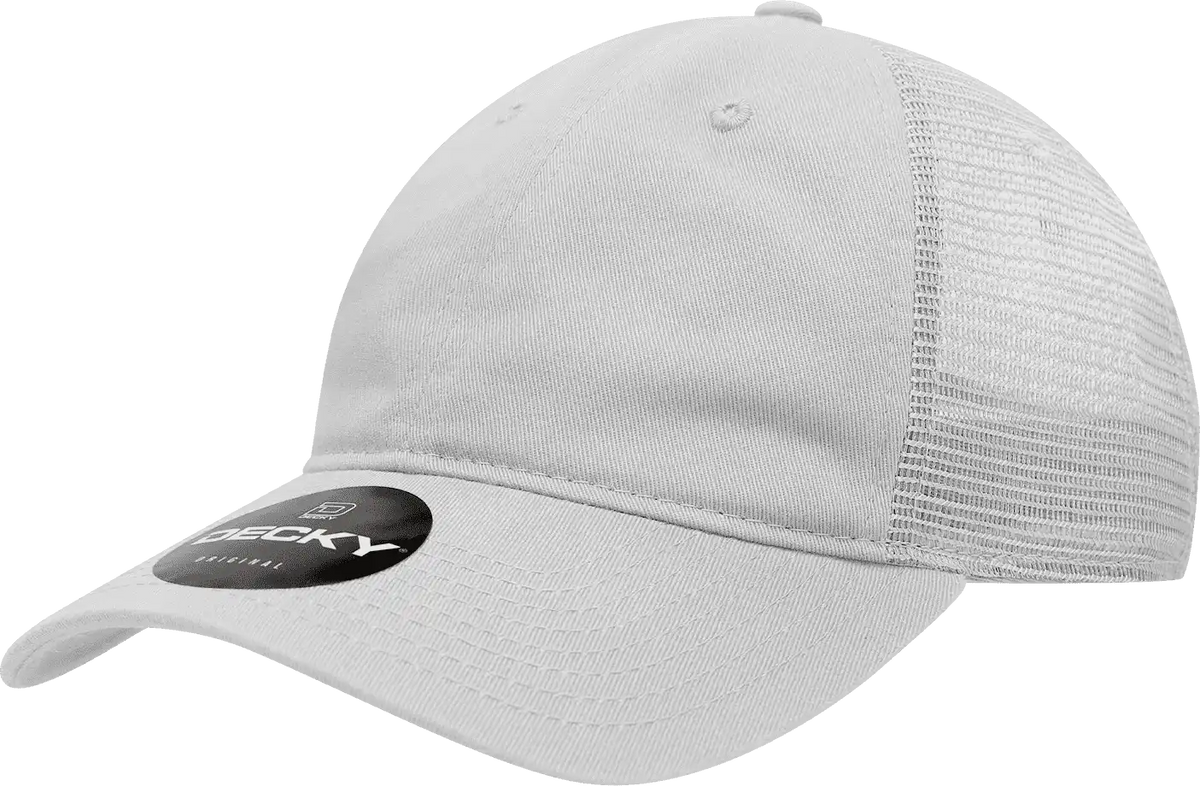 Decky 120 Relaxed Trucker Cap - White - one Size Fits Most