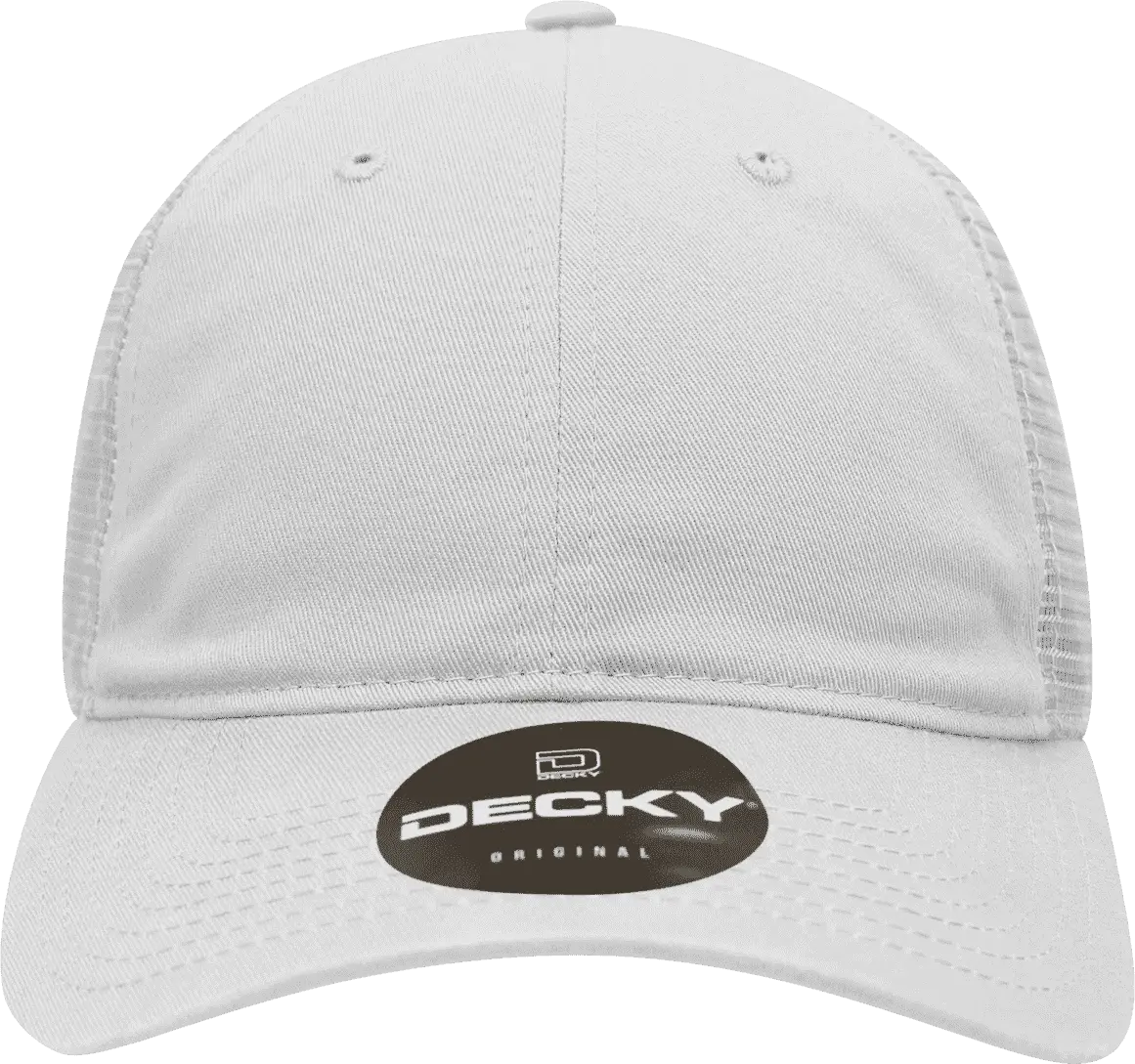 Decky 120 Relaxed Trucker Cap - White - one Size Fits Most
