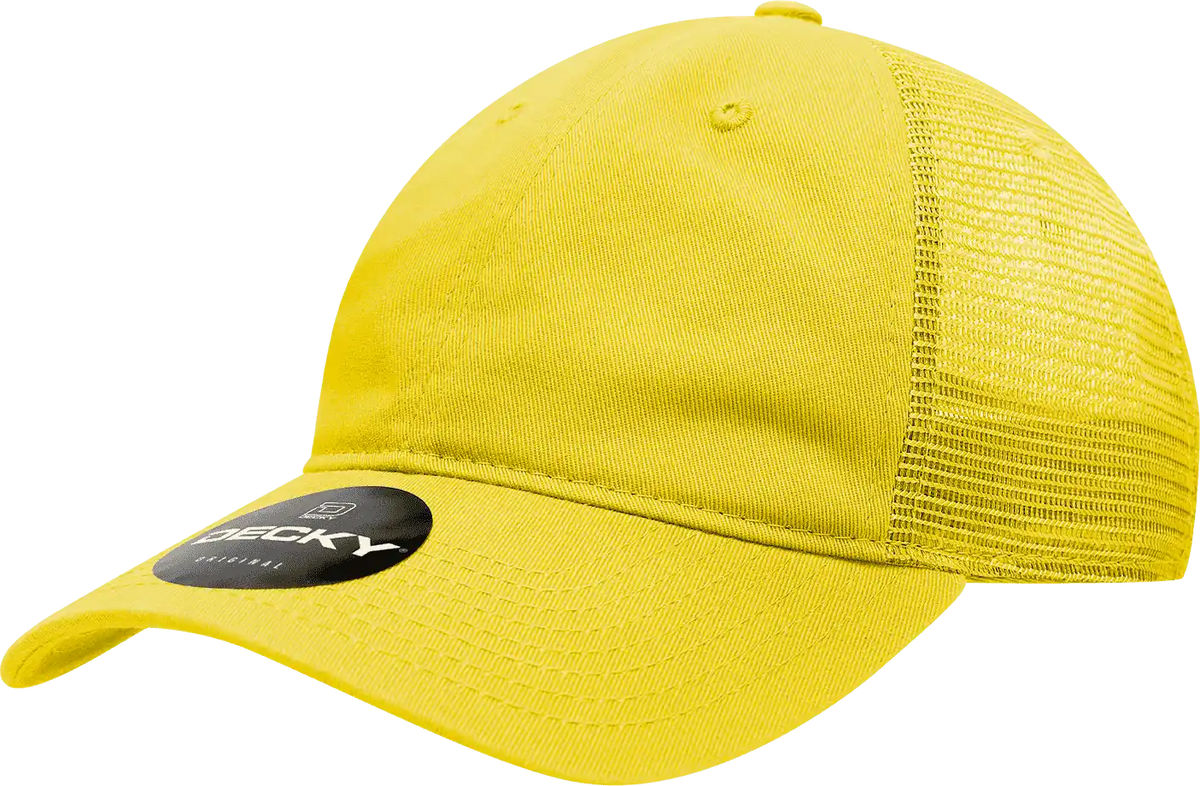 Decky 120 Relaxed Trucker Cap Yellow / one Size Fits Most