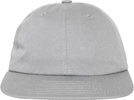 Decky 200 Relaxed Flat Bill Cotton Cap - Gray - one Size Fits Most
