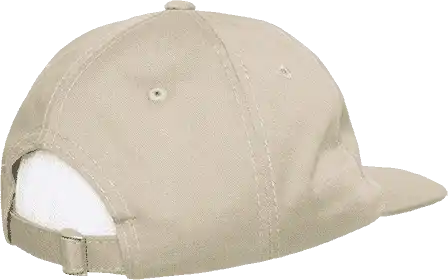 Decky 200 Relaxed Flat Bill Cotton Cap - Khaki - one Size Fits Most
