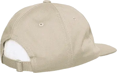 Decky 200 Relaxed Flat Bill Cotton Cap - Khaki - one Size Fits Most