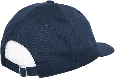 Decky 200 Relaxed Flat Bill Cotton Cap - Navy