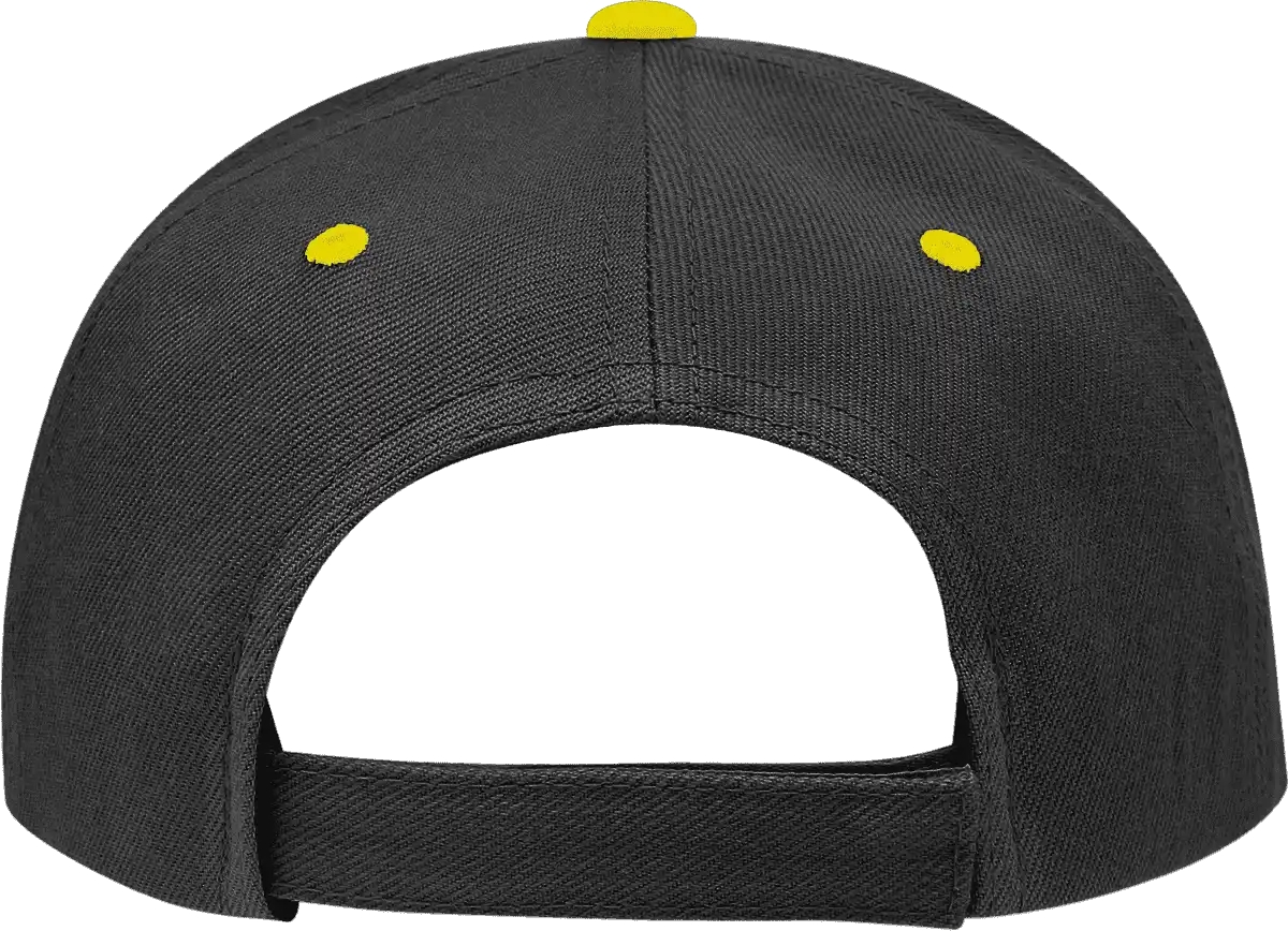 Decky 2003 Sandwich Visor Baseball Cap - Black Gold - one Size Fits Most