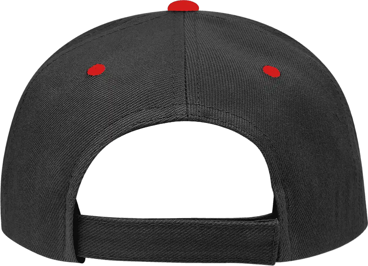 Decky 2003 Sandwich Visor Baseball Cap Black Red / one Size Fits Most