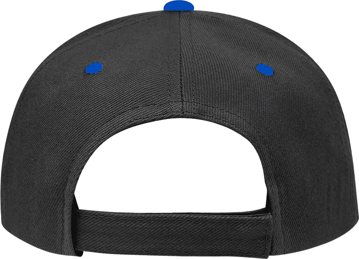 Decky 2003 Sandwich Visor Baseball Cap - Black Royal - one Size Fits Most