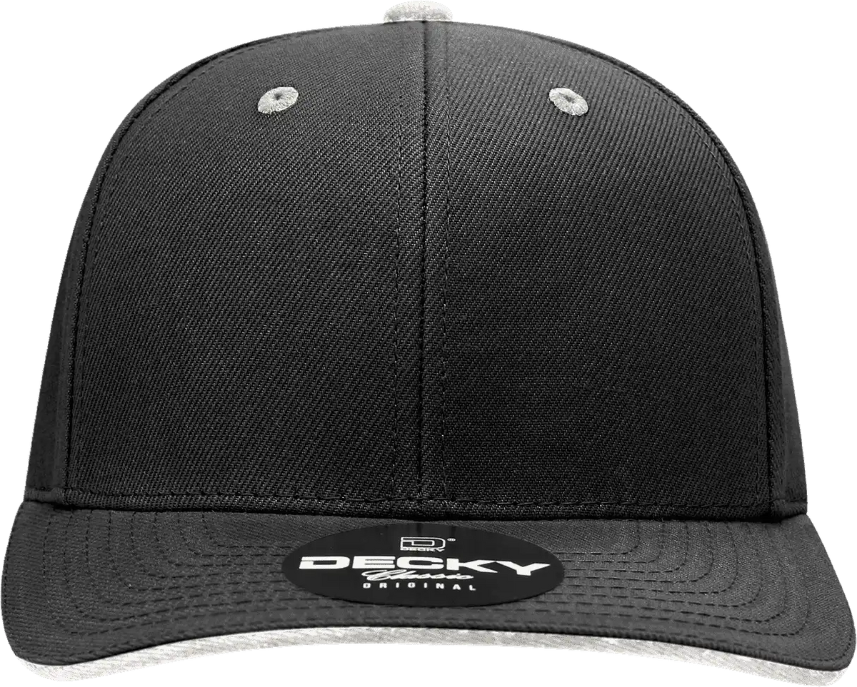 Decky 2003 Sandwich Visor Baseball Cap - Black White - one Size Fits Most