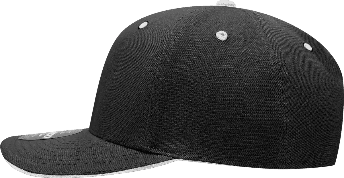 Decky 2003 Sandwich Visor Baseball Cap - Black White - one Size Fits Most