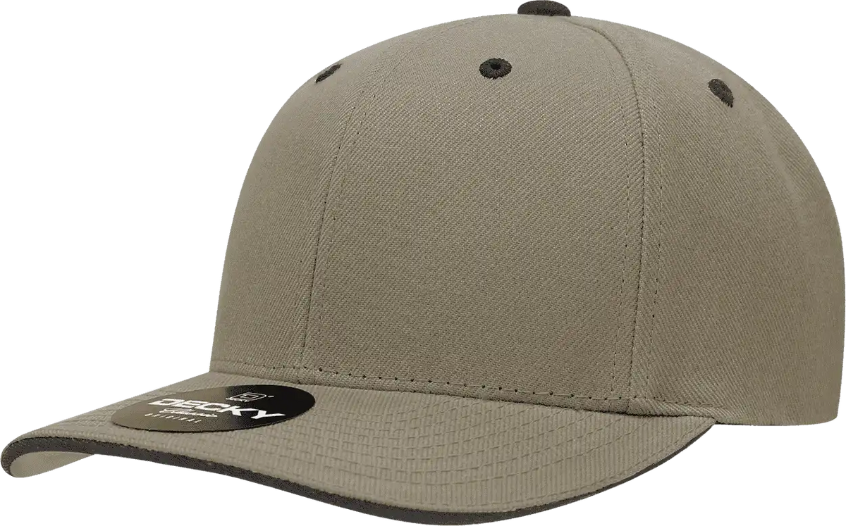 Decky 2003 Sandwich Visor Baseball Cap Khaki Black / one Size Fits Most
