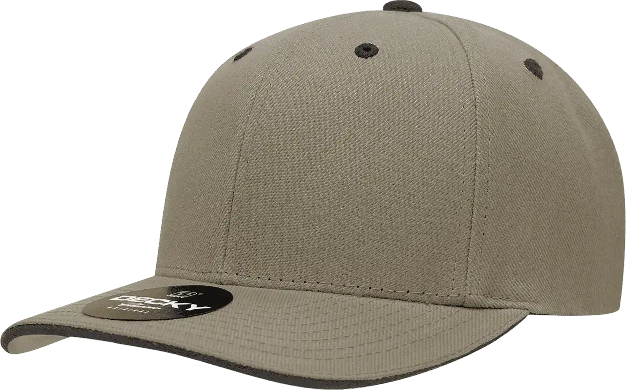 Decky 2003 Sandwich Visor Baseball Cap Khaki Black / one Size Fits Most