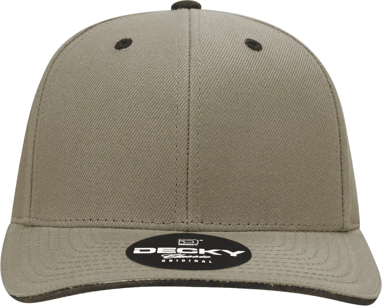 Decky 2003 Sandwich Visor Baseball Cap Khaki Black / one Size Fits Most