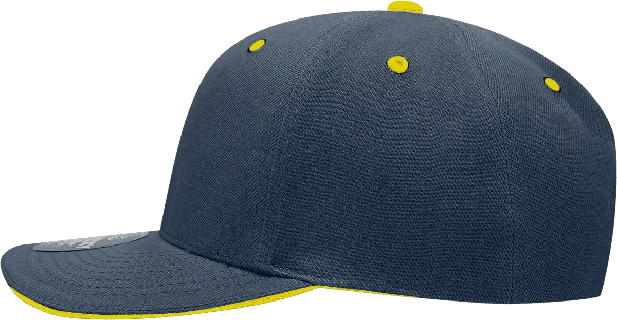 Decky 2003 Sandwich Visor Baseball Cap - Navy Gold - one Size Fits Most