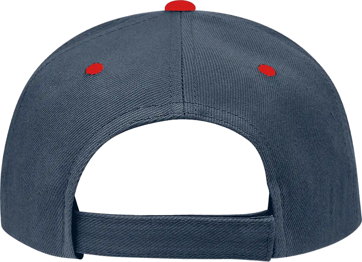 Decky 2003 Sandwich Visor Baseball Cap - Navy Red - one Size Fits Most
