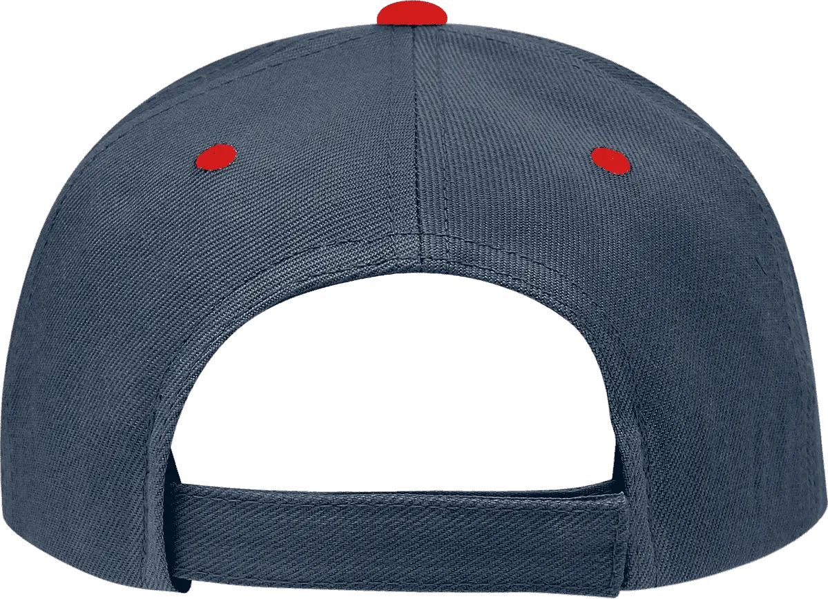 Decky 2003 Sandwich Visor Baseball Cap - Navy Red - one Size Fits Most