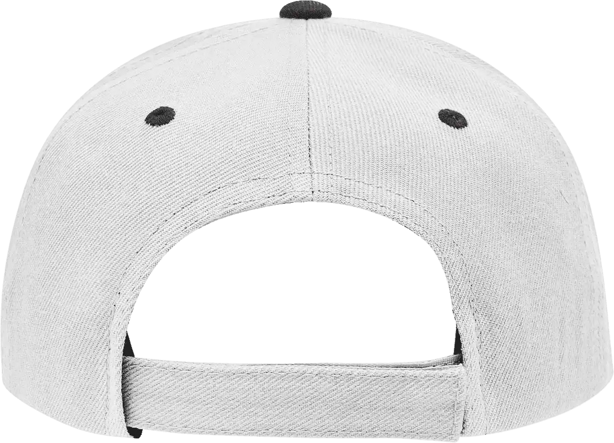 Decky 2003 Sandwich Visor Baseball Cap - White Black - one Size Fits Most