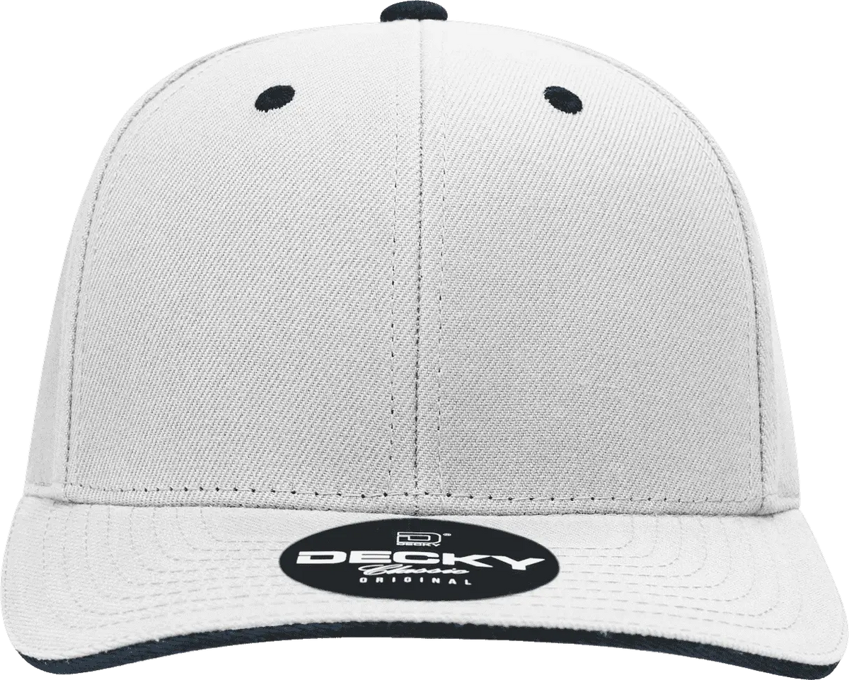 Decky 2003 Sandwich Visor Baseball Cap - White Navy