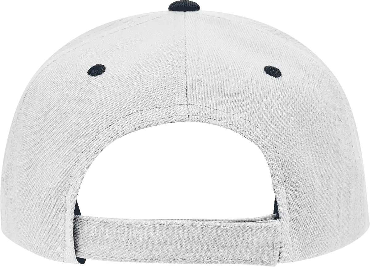 Decky 2003 Sandwich Visor Baseball Cap - White Navy - one Size Fits Most