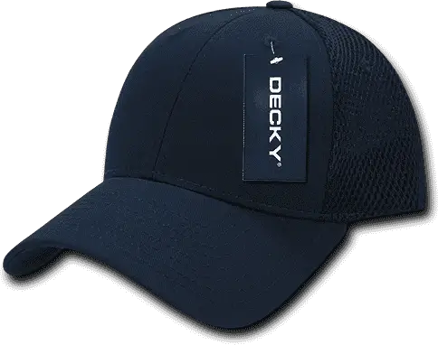 Decky 204 Low Crown Air Mesh Baseball Cap - Navy