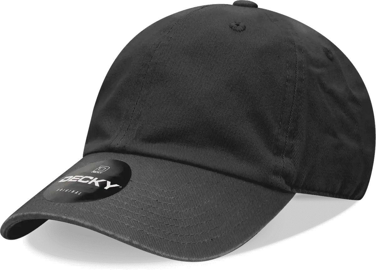 Decky 205 Relaxed Washed Cotton Cap Black / one Size Fits Most