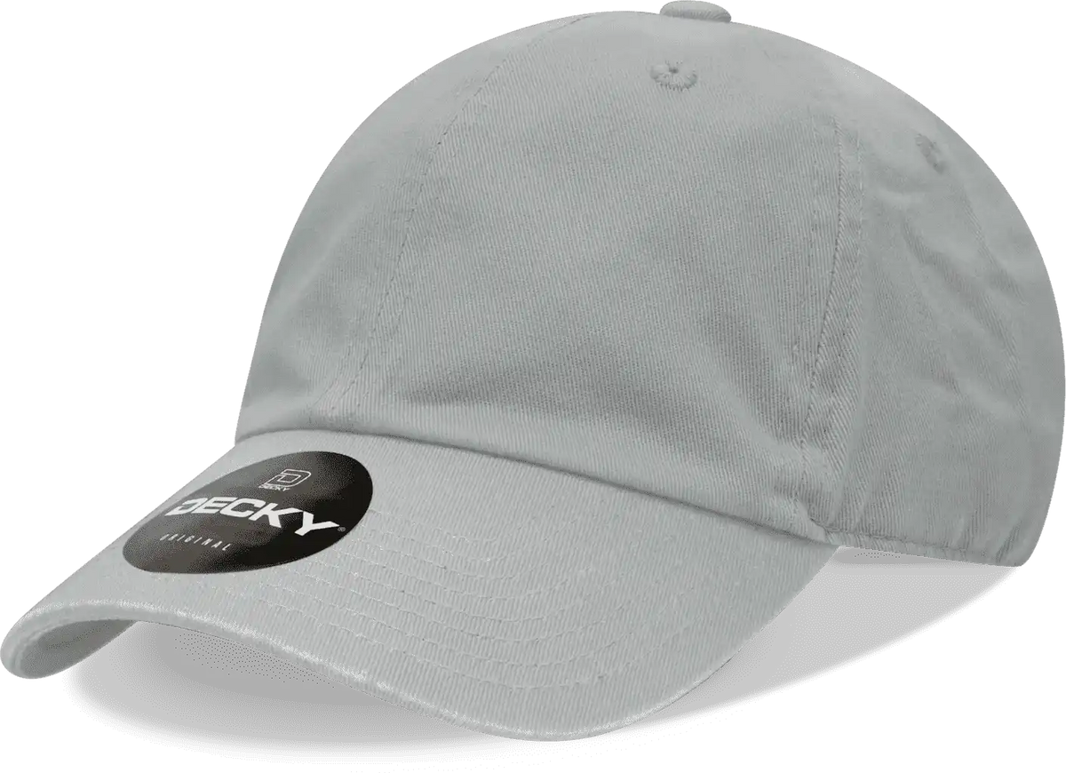 Decky 205 Relaxed Washed Cotton Cap Gray / one Size Fits Most
