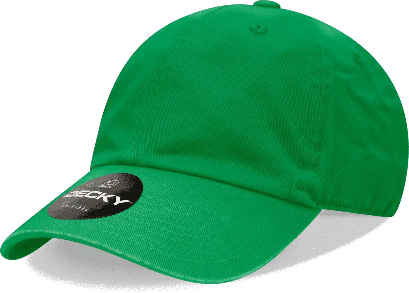 Decky 205 Relaxed Washed Cotton Cap - Kelly - one Size Fits Most